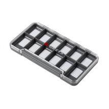 Greys Slim Waterproof Fly Box - 12 Compartments