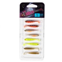 Fox Rage Micro Tiddler Fast Mixed 4cm x 8pcs Colour Lure Pack