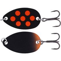 Fidusen Spinner Lure 3.2cm 2.8g - Black/Orange Dots