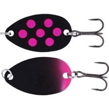 Fidusen Spinner Lure 3.2cm 2.8g - Black/Pink Dots