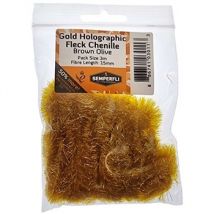 SemperFli Gold Holographic Fleck 15mm Large - Brown Olive