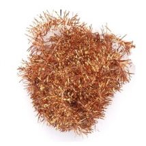SemperFli Metallic Tinsel Chenille - 4mm Small Copper