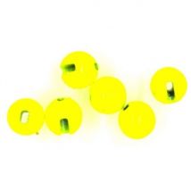SemperFli Tungsten Slotted Beads 3.3mm (1/8 inch) - Fl Yellow