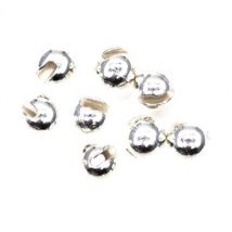 SemperFli Tungsten Slotted Beads 3.3mm (1/8 inch) - Silver