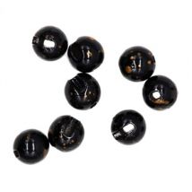 SemperFli Tungsten Slotted Beads 3.3mm (1/8 inch) - Black Nickel