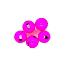 SemperFli Tungsten Slotted Beads 3.3mm (1/8 inch) - Fl Pink