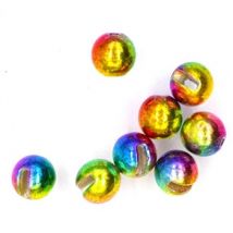 SemperFli Tungsten Slotted Beads 3.8mm (5/32 inch) - Rainbow