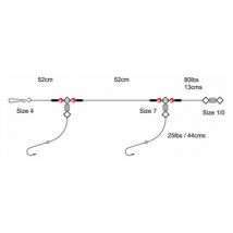 Tronix Fishing 2 Hook Flapper - Size 1/0