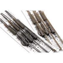 Korda Kable Leadcore Leader Hybrid Lead Clip QC Swivel 50cm - Weed