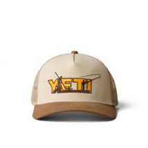 YETI Stiff Trucker Hat - Khaki/Alpine Yellow
