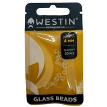 Westin Glass Beads - 4mm Transparent 20Pcs