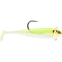 Storm Biscay Minnow Lure 12cm 22g - Coastal Hot Chartreuse