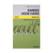 Korum Banded Hook Hairs - Barbed 10