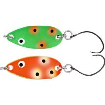 Fidusen Slim Spinner Lure 3.3cm 3g - Green/Orange Clown