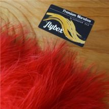 Flybox Premium Marabou - Bloodworm Red