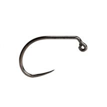 Partridge Of Redditch Wide Gape Jig Black Nickel In Line-Eye Hooks (25 pcs) - 12