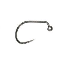 Partridge Of Redditch Wide Gape Heavy Jig Black Nickel In Line-Eye Hooks (25 pcs) - 18