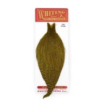 Whiting Pro Grade Cape - Grizzly Dyed Golden Straw