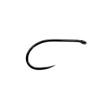 Fulling Mill Grab Gape Black Nickel Barbless Hooks - 8