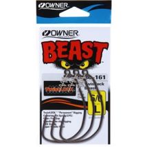 Owner Unweighted Beast Twistlock (5130) Hooks - 6/0