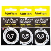 NuFish Pole Float Silicone 1m Length - 0.5mm