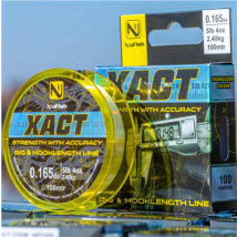 NuFish XACT Rig & Hooklength Line 100m - 0.107mm 2lb 2oz