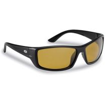 Flying Fisherman Buchanan Sunglasses - Black/Yellow Amber
