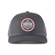 Grundens Logo Anchor Trucker Hat - Charcoal
