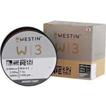 Westin W3 8-BRAID 3000M/3300YDS SMOKEY GREY - 0,08MM 3KG 7LBS PE0.2