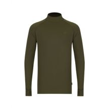 Korda Mock Neck Thermal LS Shirt Dark Olive - XL