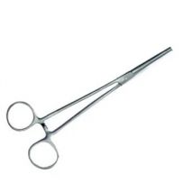 Allcock Forceps Straight and Curved - 10'' Straight