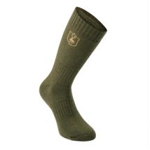 Deerhunter Wool Socks Short 2 Pack Khaki Green - UK 6.5-9 EU 40-43