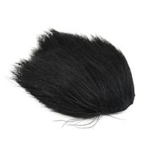 Nature's Spirit Deer Belly Hair 2'' x 3'' - Black
