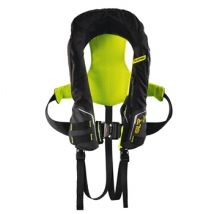 Plastimo SLR 196 Lifejacket Black Auto Pro Sensor with Harness, Crotch Strap & Sprayhood
