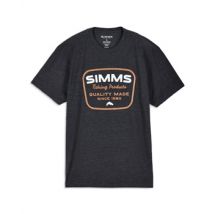 Simms Stamp Lock T-Shirt Charcoal Heather - M