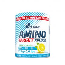 Olimp Sport Nutrition - Amino Target Xplode 275g - Poudre Goût Citron - Fitadium