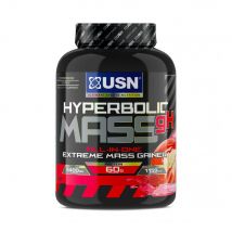 USN - Hyperbolic Mass 2kg - Poudre Goût Fraise - Fitadium