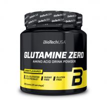Biotech USA - Glutamine Zéro 300g - Poudre Goût Citron - Fitadium