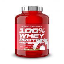 Scitec Nutrition - 100% Whey Professional 2,350kg - Poudre Goût Vanille Fruits Rouges - Fitadium