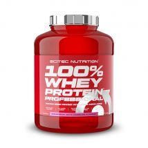 Scitec Nutrition - 100% Whey Professional 2,350kg - Poudre Goût Fraise Chocolat Blanc - Fitadium