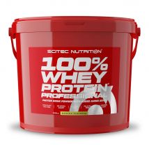 Scitec Nutrition - 100% Whey Professional 5kg - Poudre Goût Banane - Fitadium