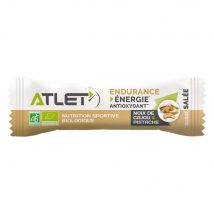 Atlet - Barre Endurance Bio 25g - Aliment Goût Noix de Cajou & Pistache - Fitadium
