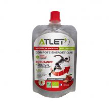 Atlet - Compote Énergétique Bio 100g - Aliment Goût Pomme & Fraise - Fitadium