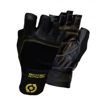 Scitec Accessoires - Gants de Musculation Gloves jaune leather style - Fitadium
