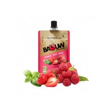 Biologische Energiecompotes (90g) Framboos Aardbei Basilicum - Energiegels