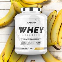 100% Whey Proteine Advanced 2kg - Poudre Goût Banana Split - Superset Nutrition - Fitadium
