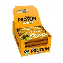 Go On Nutrition - Boîte Protein Bar 20% 24x50g - Aliment Goût Vanille - Fitadium