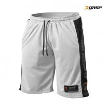 N01 Mesh Short - Weiß-schwarz L - Shorts Herren