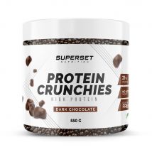 Desserts Protein crunchies (550g) - Goût: Chocolat Noir - Superset Nutrition