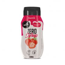 Quamtrax - Zero Calories Sirop 330ml - Aliment Goût Fraise - Fitadium